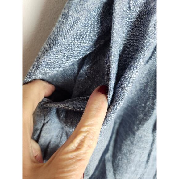 Pact Organic Cotton Womens Crop pants sz XS stretch waist pockets granola girl - Picture 4 of 11